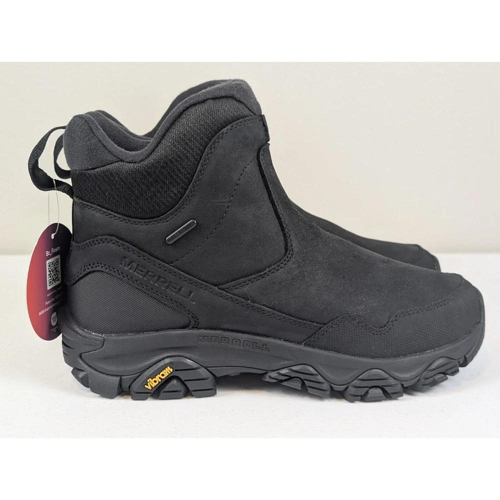 Merrell Men Coldpack 3 Thermo Tall Zip Waterproof Mens 7.5W Wide Width Boots